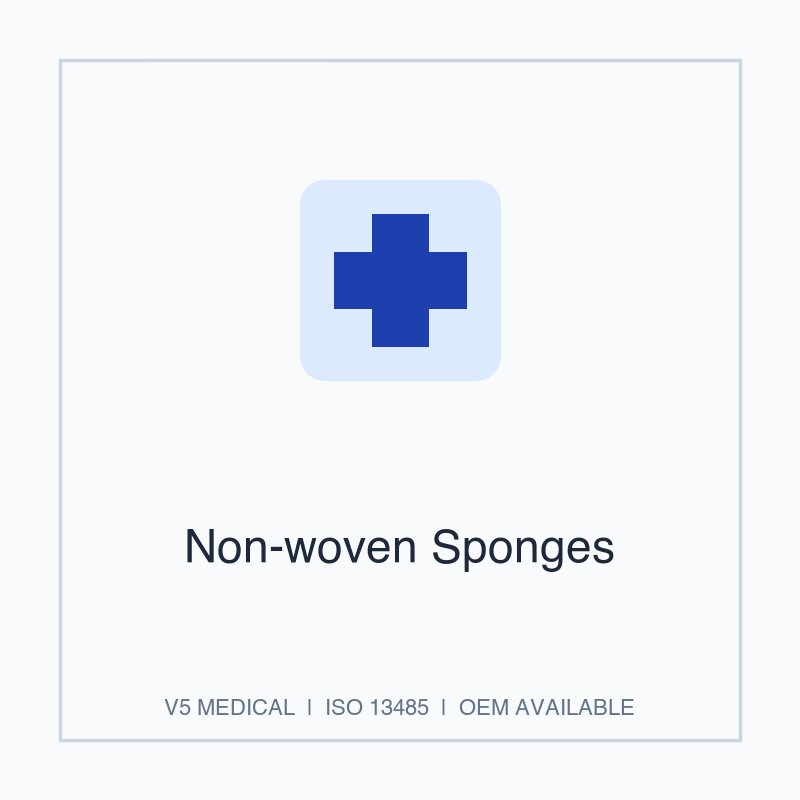 Non-woven Sponges - Gauze & Dressings by V5 Medical